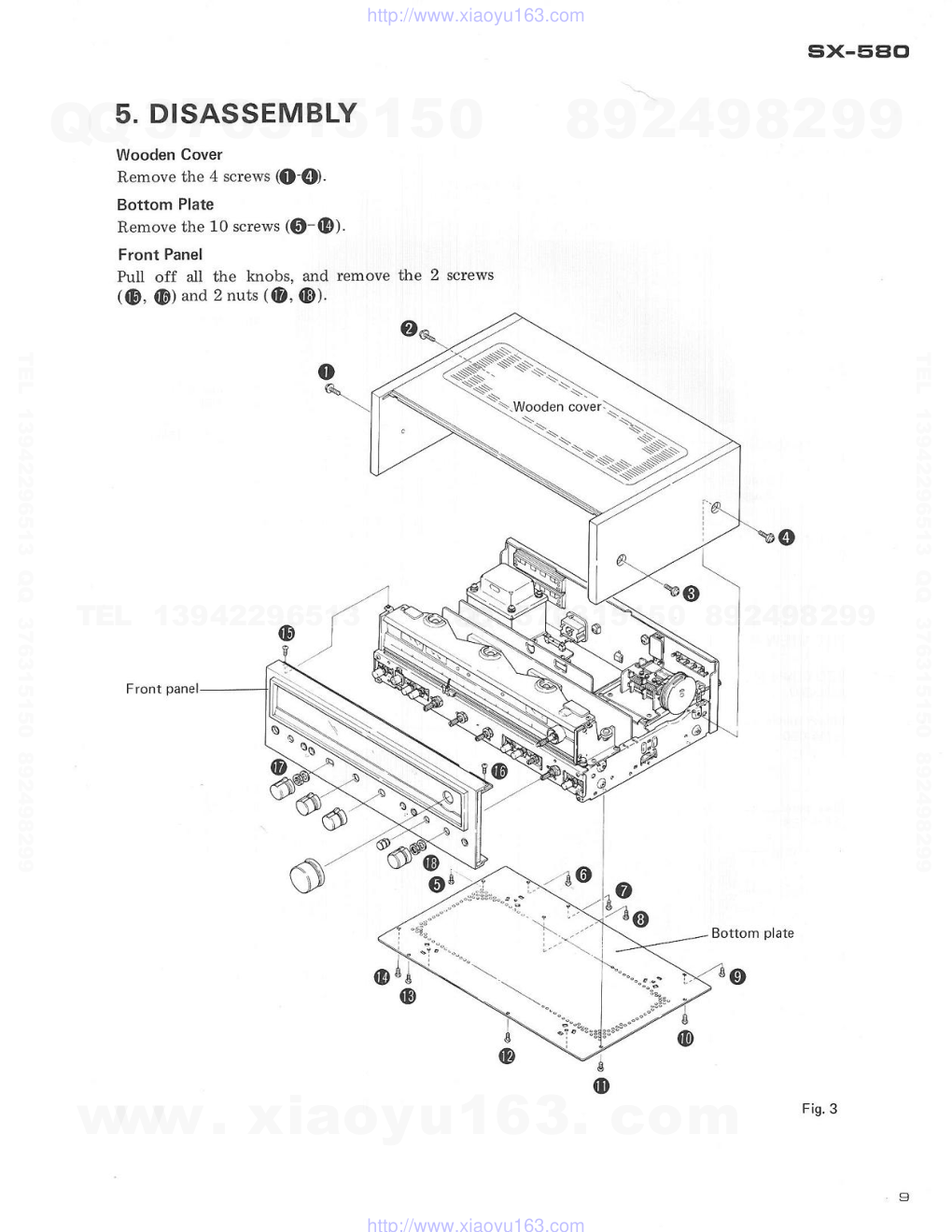 先锋PIONEER SX-580电路图-8 先锋PIONEER SX-580电路图-8