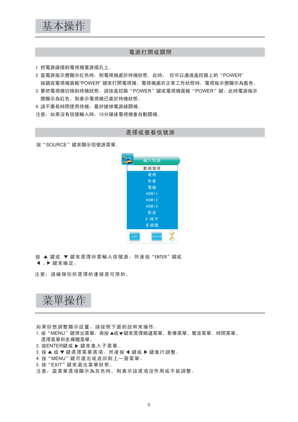 VDiCi 32LEDS762电视机使用手册-9