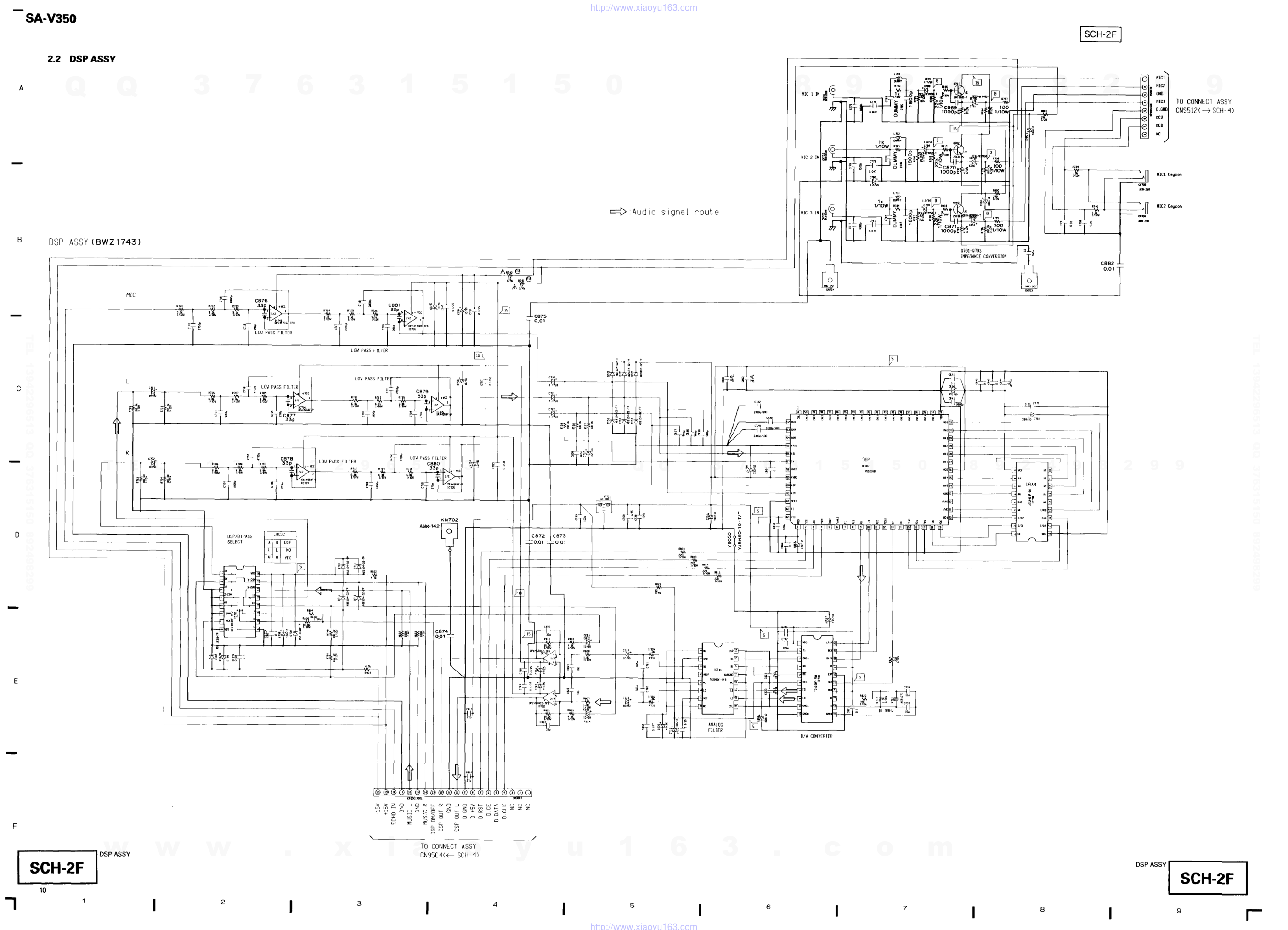 先锋PIONEER SA-V350K音响电路图-9