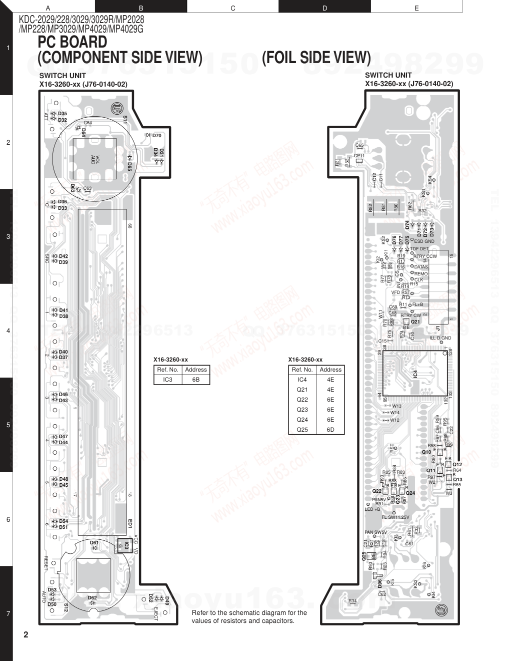 建伍KENWOOD KDC-2029 CD播放器电路图-1 建伍KENWOOD KDC-2029 CD播放器电路图-1