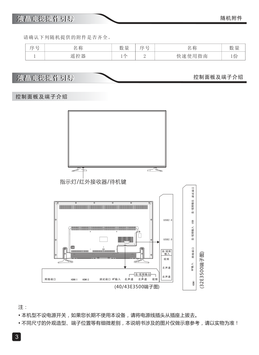 创维43E350E液晶彩电使用说明书-4 创维43E350E液晶彩电使用说明书-4
