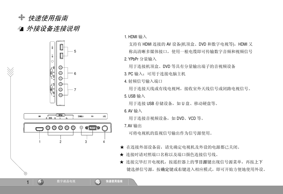 海尔LED42B1000C液晶彩电使用说明书-1 海尔LED42B1000C液晶彩电使用说明书-1