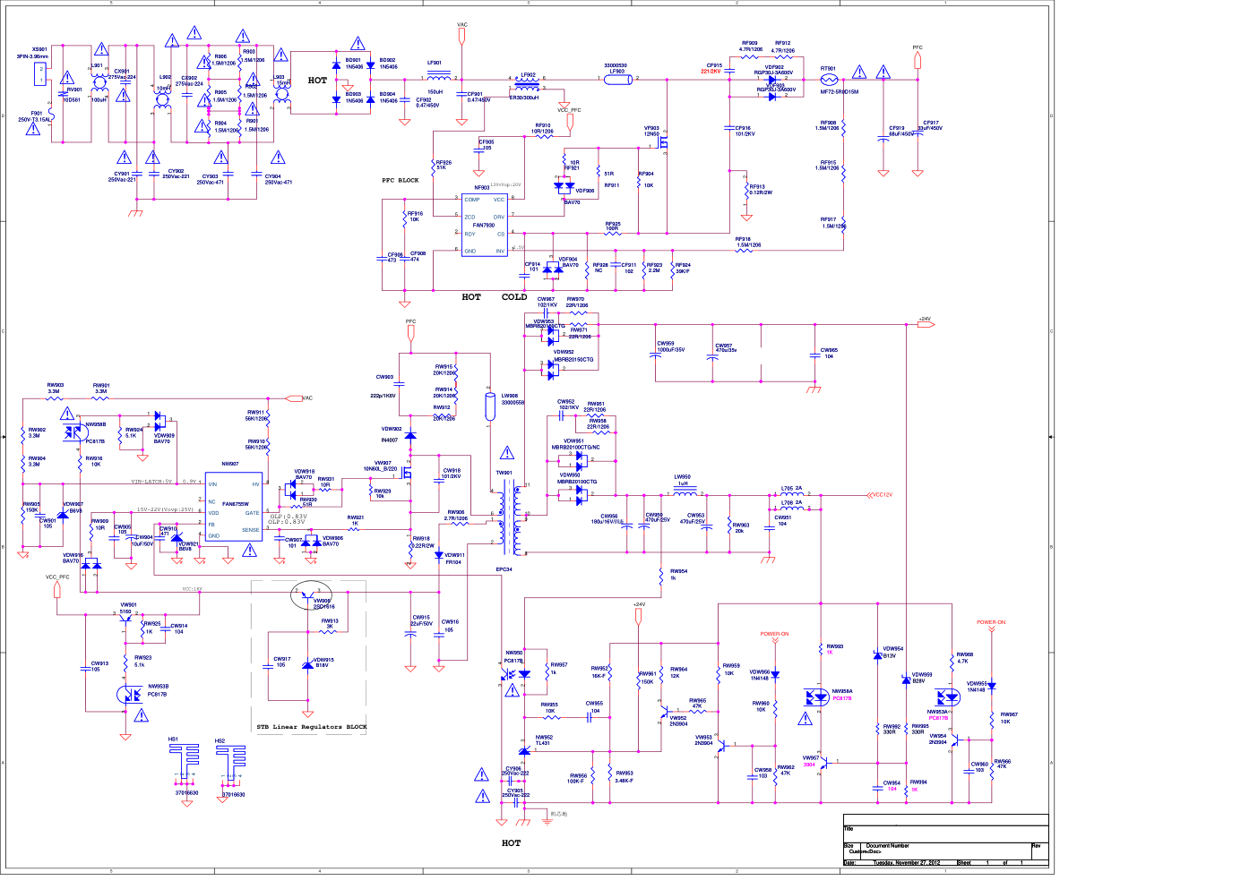 康佳LED46M5100NE液晶电视35016997板(MSD6I981BTA机芯)电路原理图-1 康佳LED46M5100NE液晶电视35016997板(MSD6I981BTA机芯)电路原理图-1