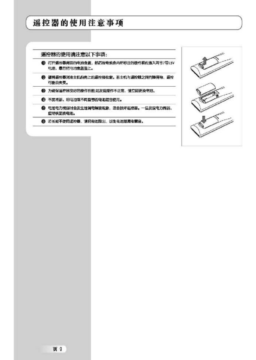 TCL王牌L42E77F液晶彩电使用说明书-9