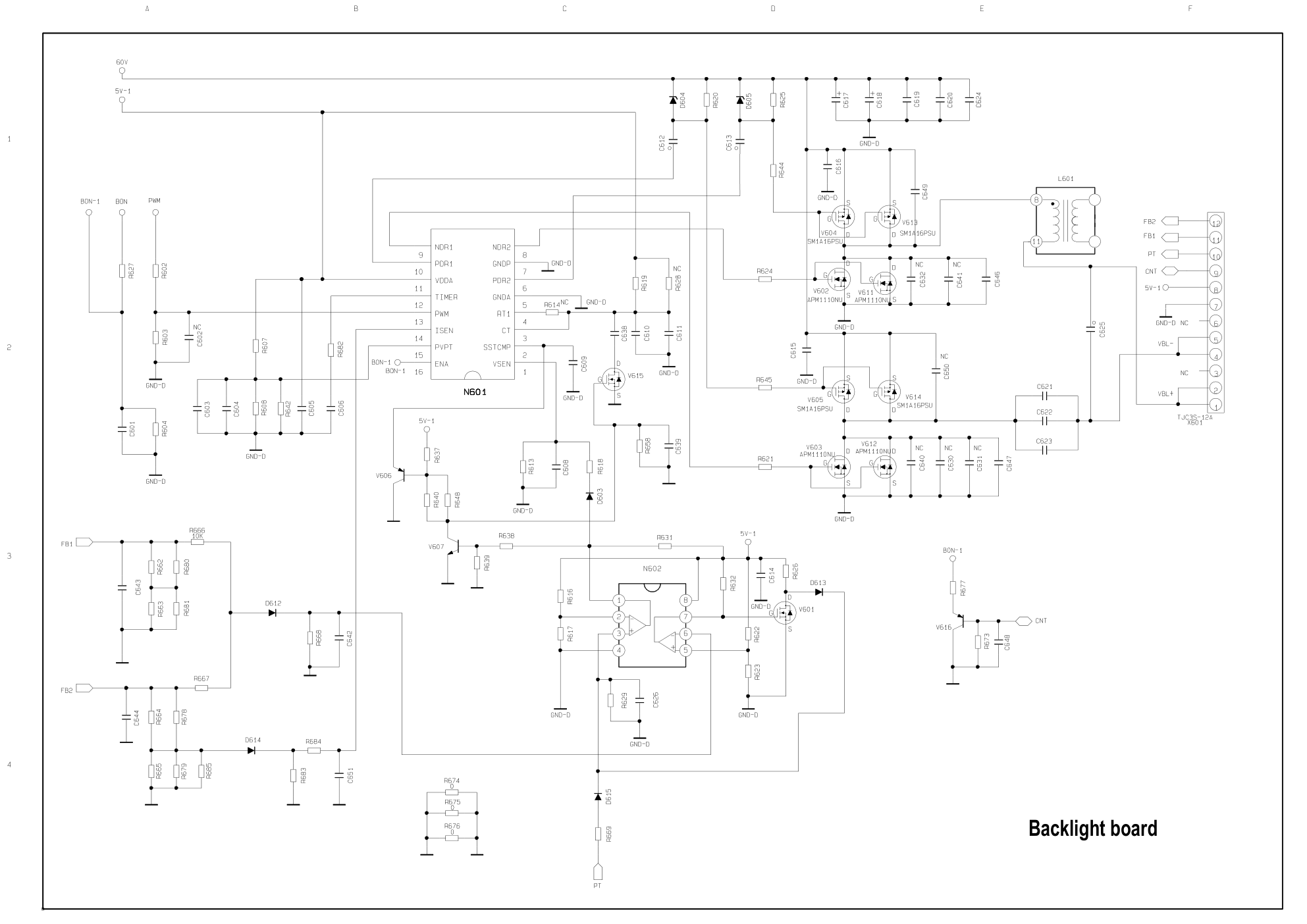 三洋LCD-39XZ12F液晶电视电路原理图-6 三洋LCD-39XZ12F液晶电视电路原理图-6