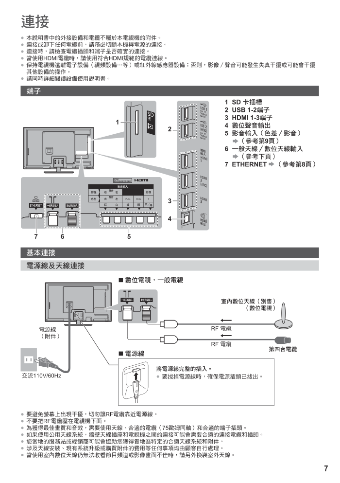 松下TH-L42ET60W液晶彩电使用说明书-6 松下TH-L42ET60W液晶彩电使用说明书-6