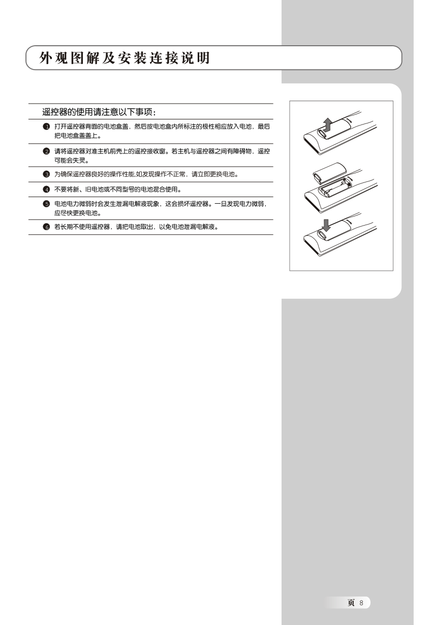 TCL王牌L32N5液晶彩电使用说明书-8 TCL王牌L32N5液晶彩电使用说明书-8