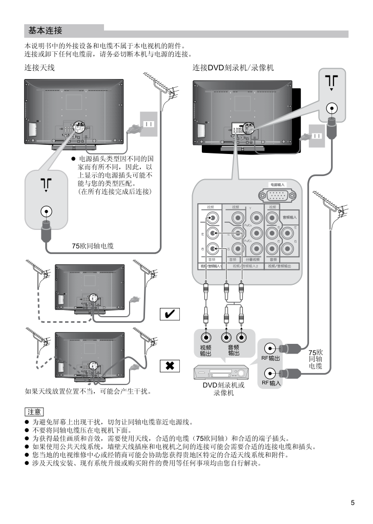 松下TC-37LE80D液晶彩电使用说明书-4 松下TC-37LE80D液晶彩电使用说明书-4