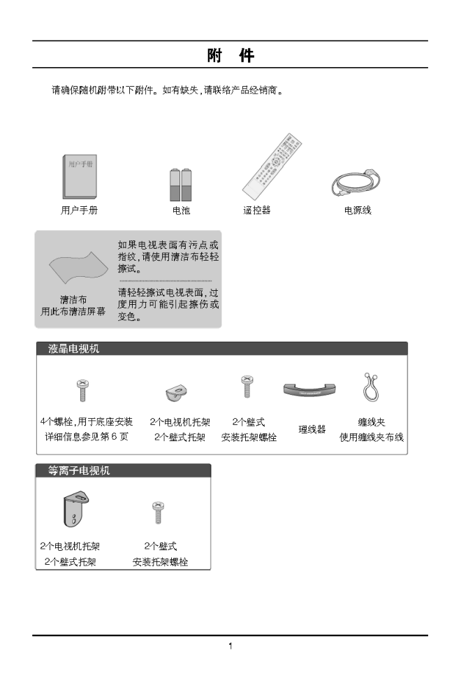 LG 60PC4R-TB等离子彩电使用说明书-2 LG 60PC4R-TB等离子彩电使用说明书-2