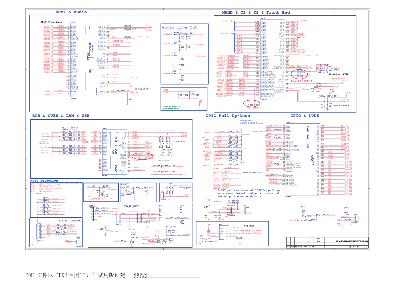 康佳LED42X8300FX液晶电视35018289板(MSD6A901机芯)电路原理图-1 康佳LED42X8300FX液晶电视35018289板(MSD6A901机芯)电路原理图-1