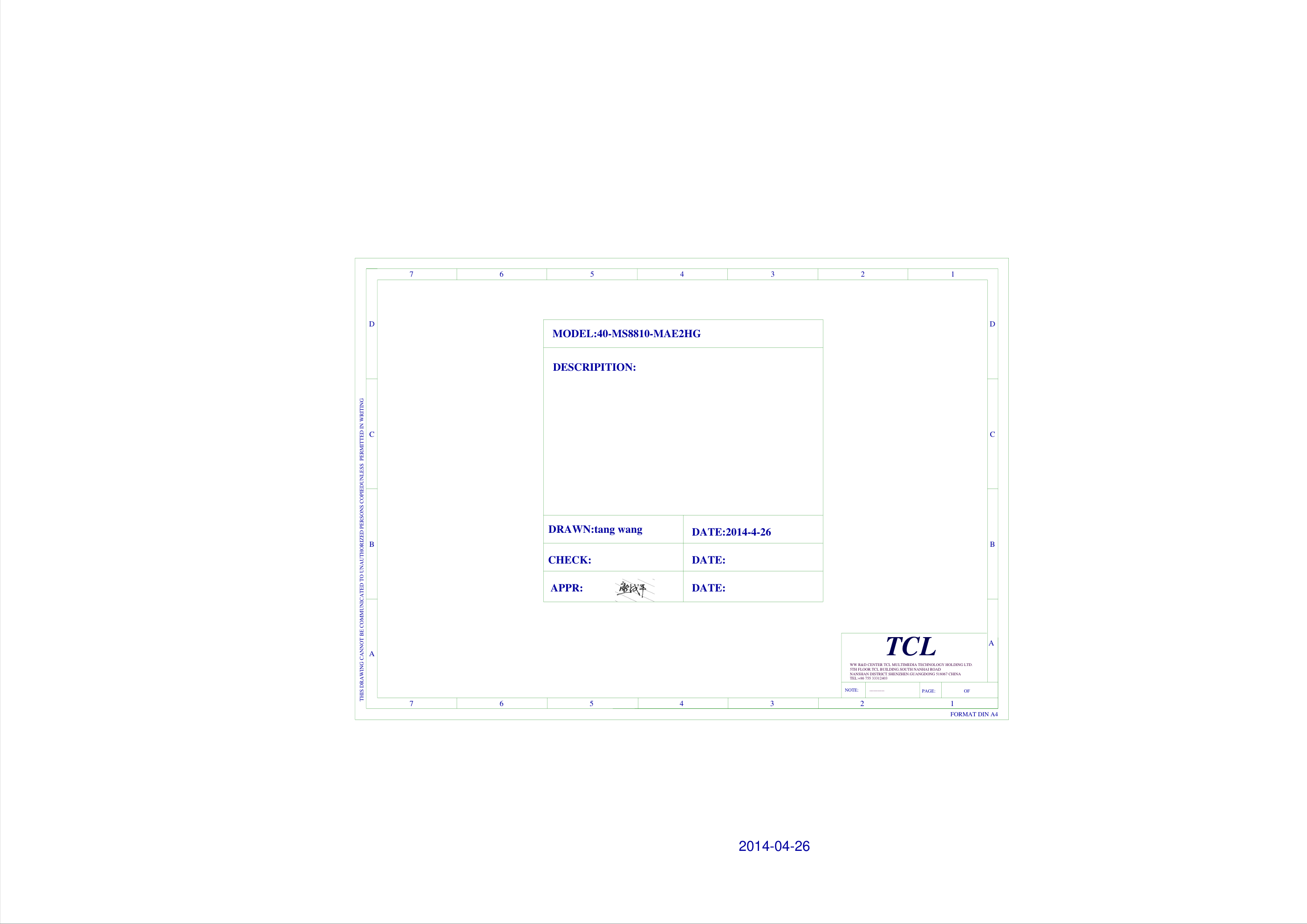 TCL 40-MS8812-MAE2HG主板电路原理图-0 TCL 40-MS8812-MAE2HG主板电路原理图-0