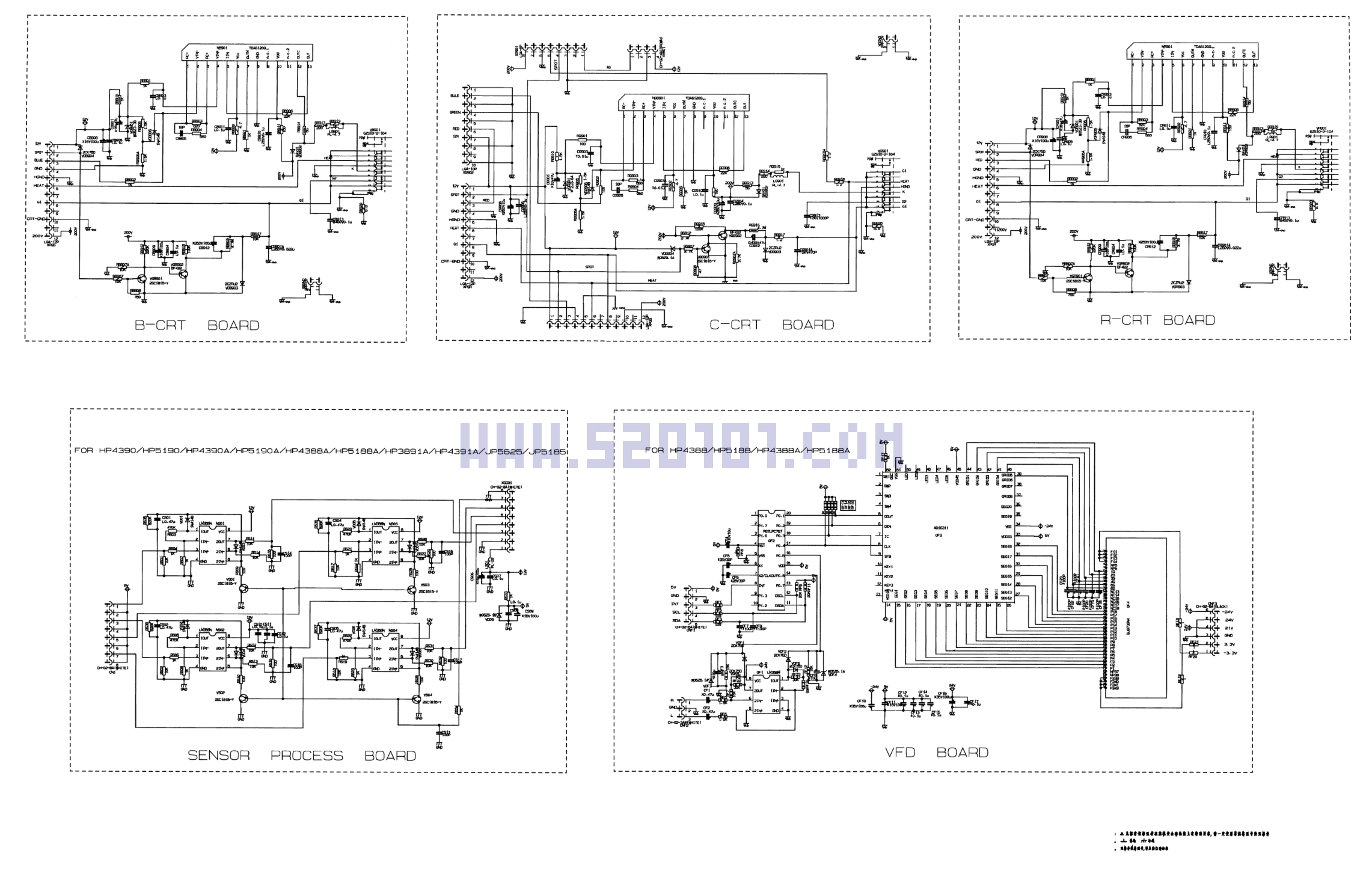 长虹HPB-CRT、C-CRT、R-CRT、SENSOR PROCESS、VFD BOARD彩电图纸-0 长虹HPB-CRT、C-CRT、R-CRT、SENSOR PROCESS、VFD BOARD彩电图纸-0