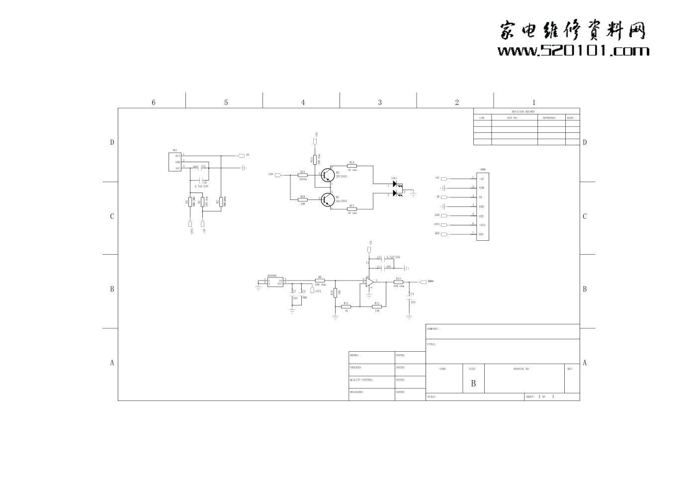 创维液晶8A01机芯电路原理图-1 创维液晶8A01机芯电路原理图-1