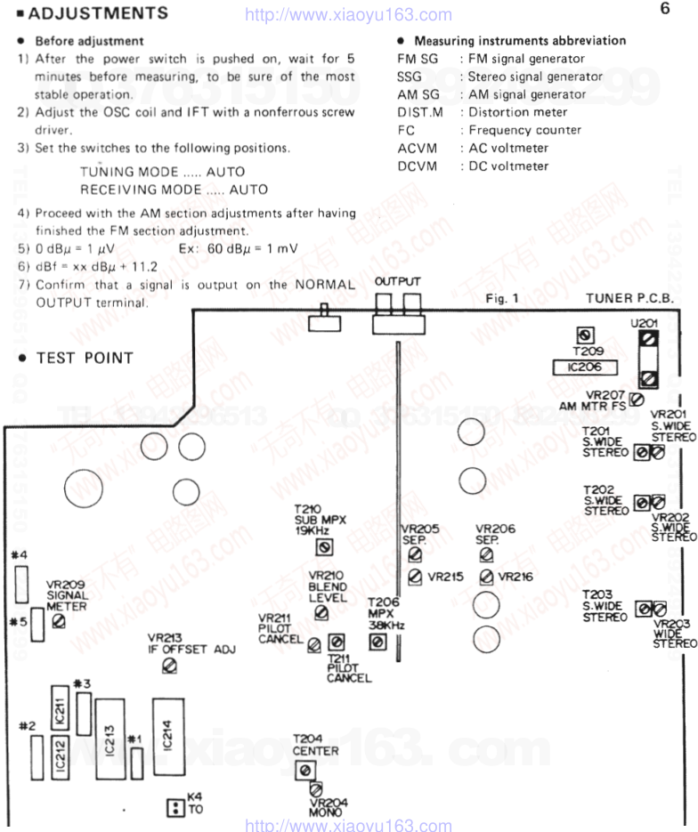 雅马哈YAMAHA T-85音响电路图-5 雅马哈YAMAHA T-85音响电路图-5