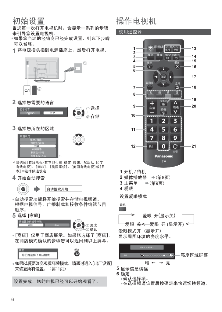 松下TH-L32XM6C液晶彩电使用说明书-5