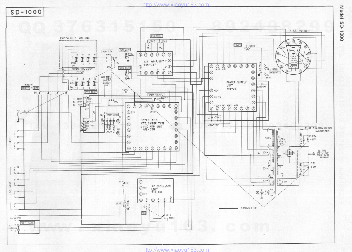 先锋PIONEER SD-1000电路图-1