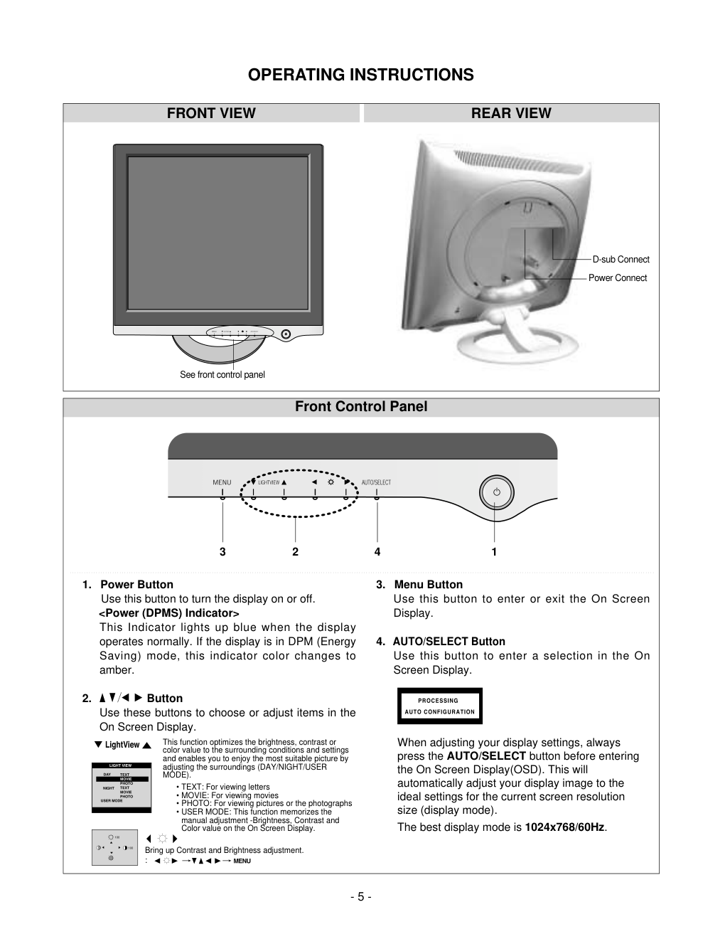 LG L1720B液晶显示器维修手册-4