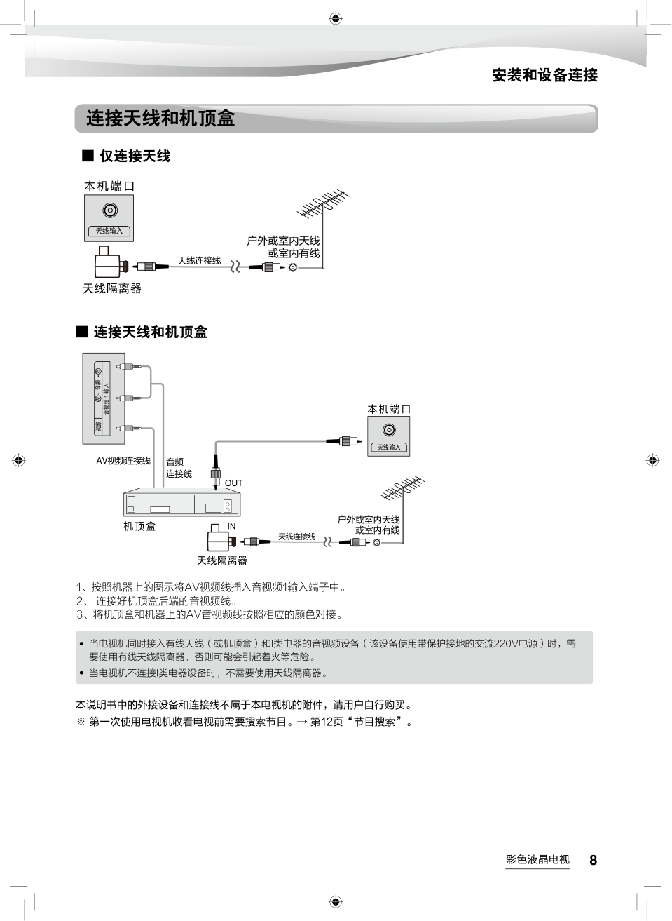 海尔卡萨帝K42H7000P液晶彩电使用说明书-8 海尔卡萨帝K42H7000P液晶彩电使用说明书-8