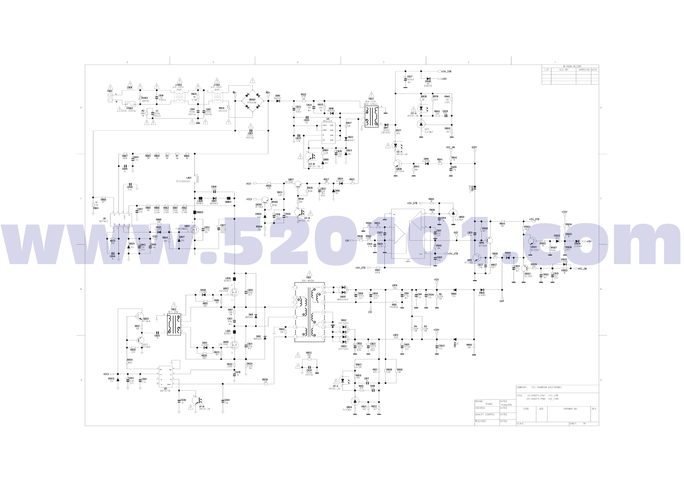 TCL  LCD 32E61E2彩电原理图-0