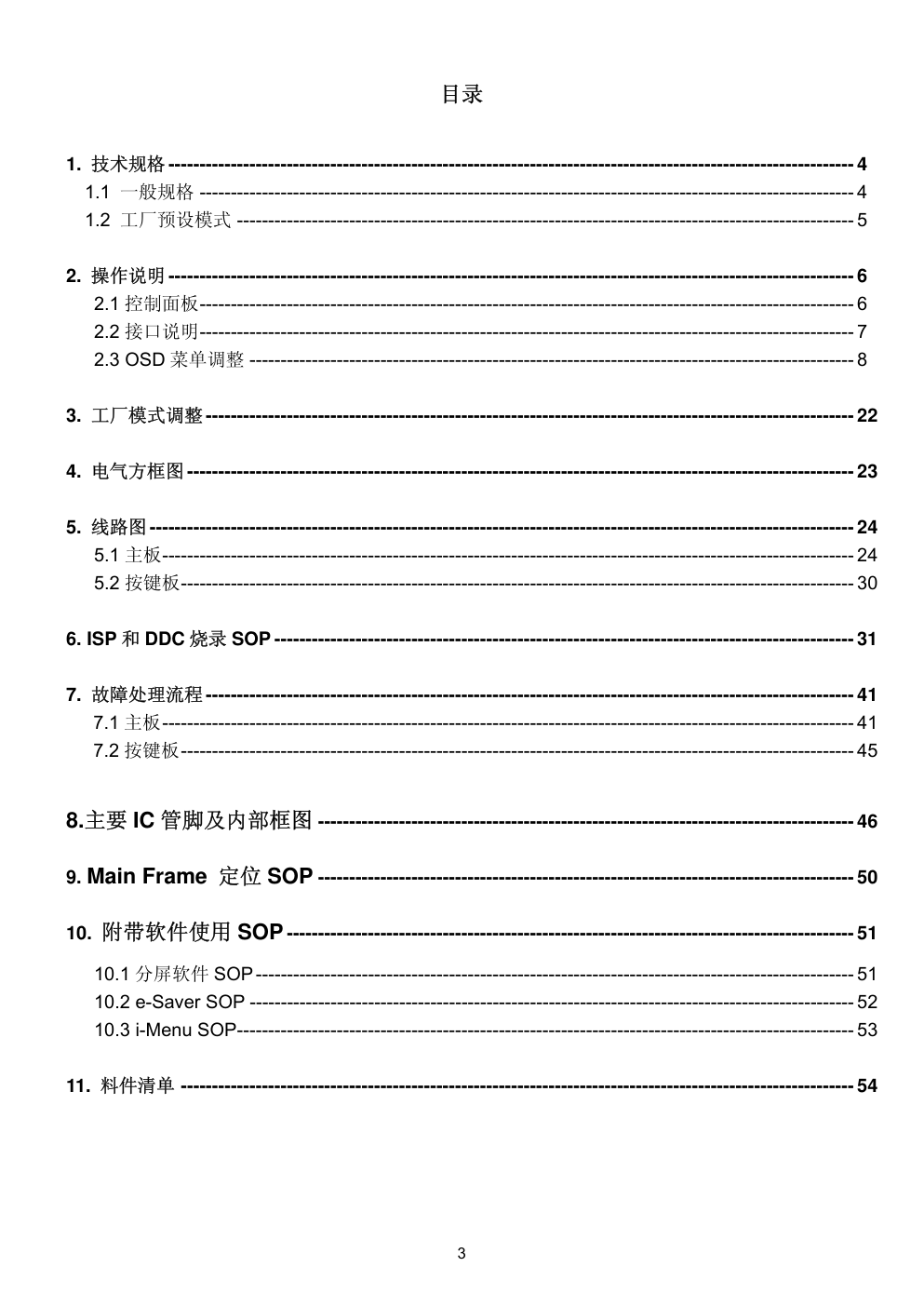 AOC e2351F液晶显示器维修手册-2