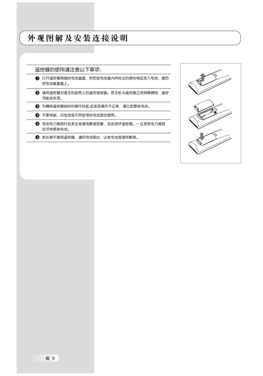 TCL L3210CDS液晶电视说明书-9