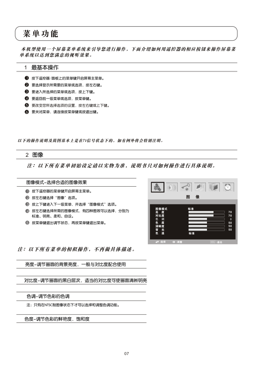 TCL王牌L26E19液晶彩电使用说明书-8