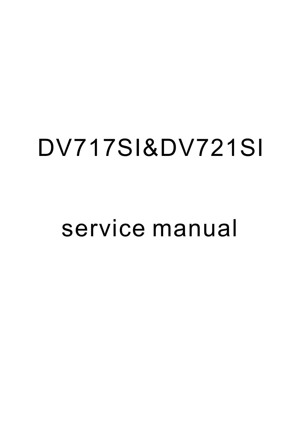 BBK DV721SI DVD维修手册-0