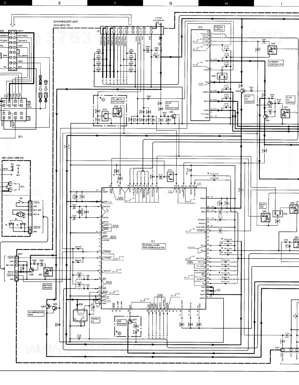 建伍KENWOOD KRC-159RA CD影碟播放机维修手册-7 建伍KENWOOD KRC-159RA CD影碟播放机维修手册-7