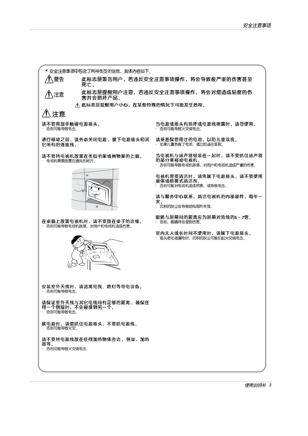 LG 50PC5R彩电使用说明书-2