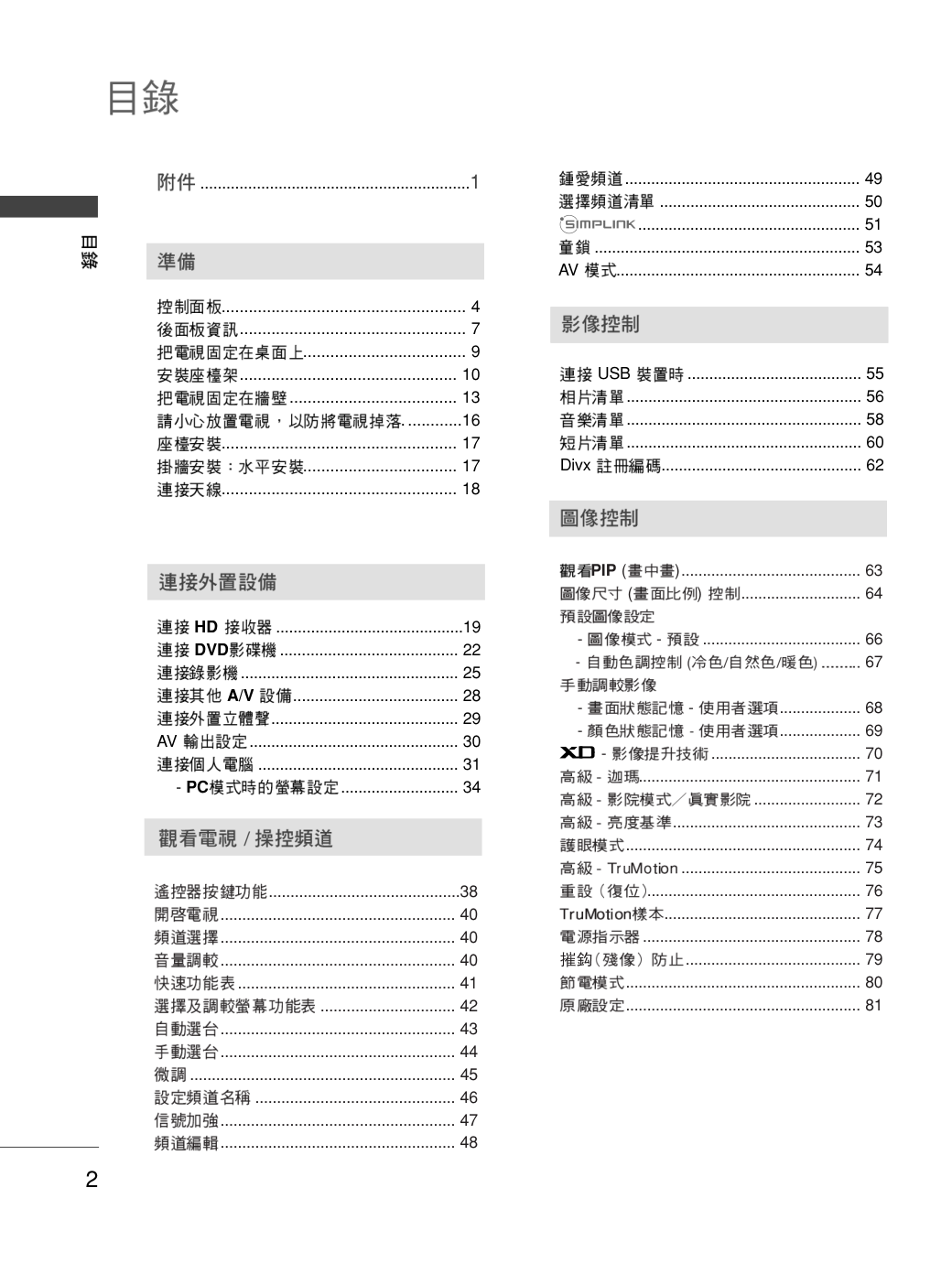 LG 42PG60UR彩电使用说明书-3 LG 42PG60UR彩电使用说明书-3