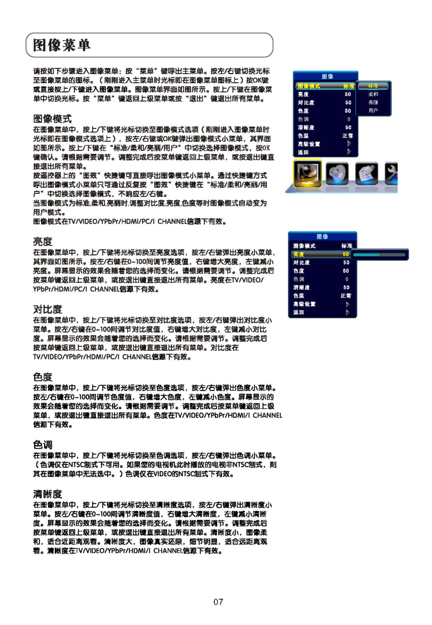 TCL王牌DTL32P10彩电使用说明书-7 TCL王牌DTL32P10彩电使用说明书-7