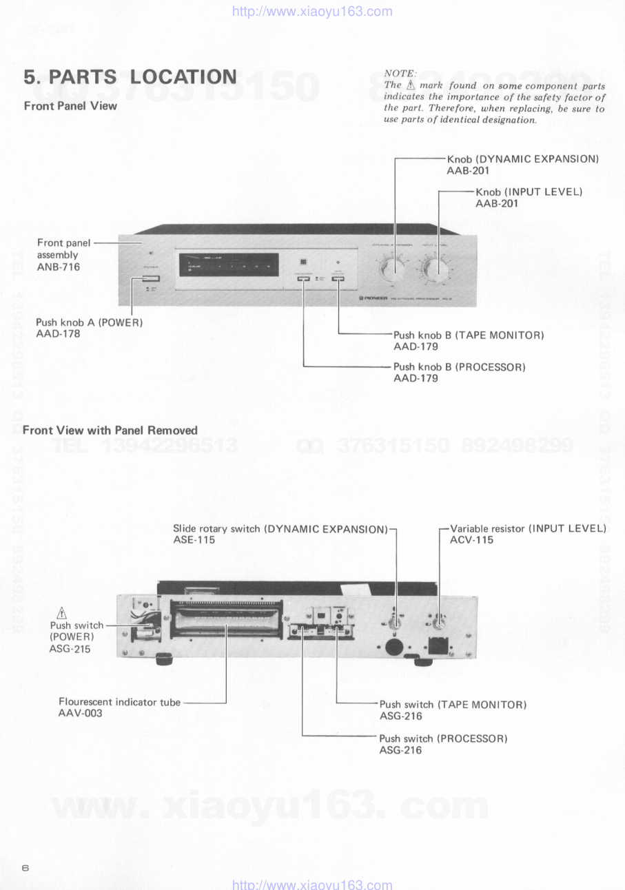 先锋PIONEER RG-2音响电路图-5