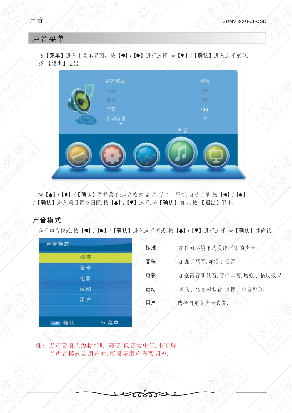 TCL王牌LE24M10(V59)彩电使用说明书-6 TCL王牌LE24M10(V59)彩电使用说明书-6