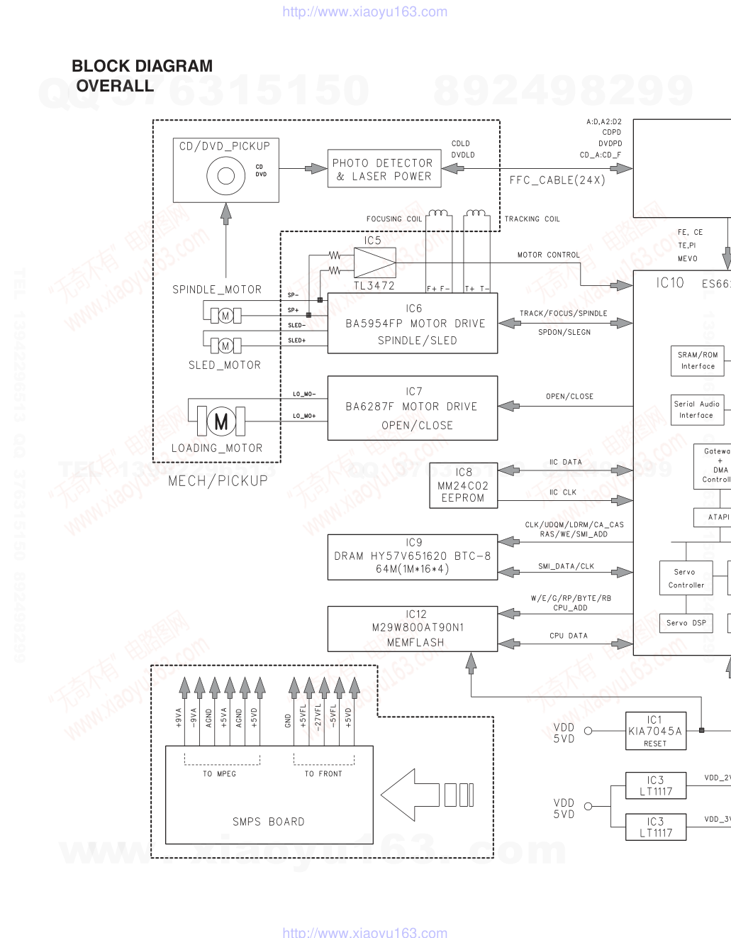 安桥ONKYO DV-SP302 DVD播放器电路图-8