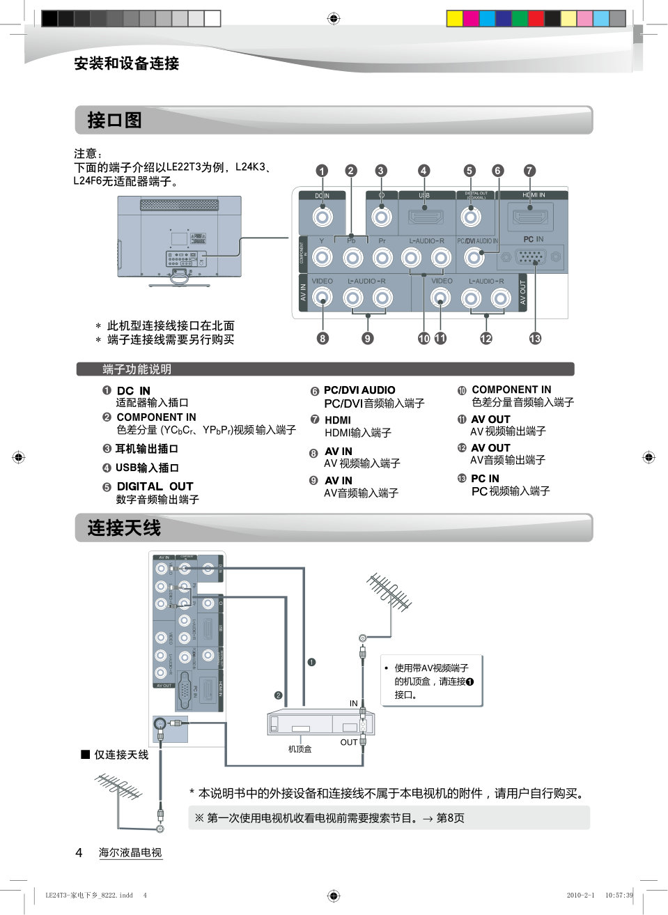 海尔LE24T6液晶彩电使用说明书-5 海尔LE24T6液晶彩电使用说明书-5