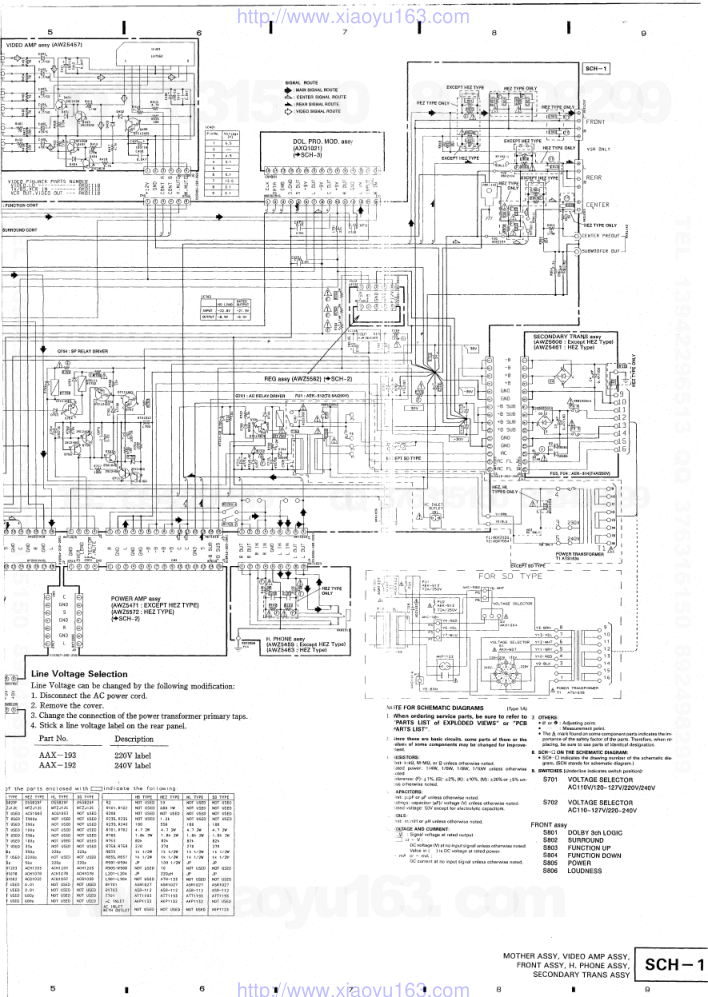 先锋PIONEER VSA-303电路图-3