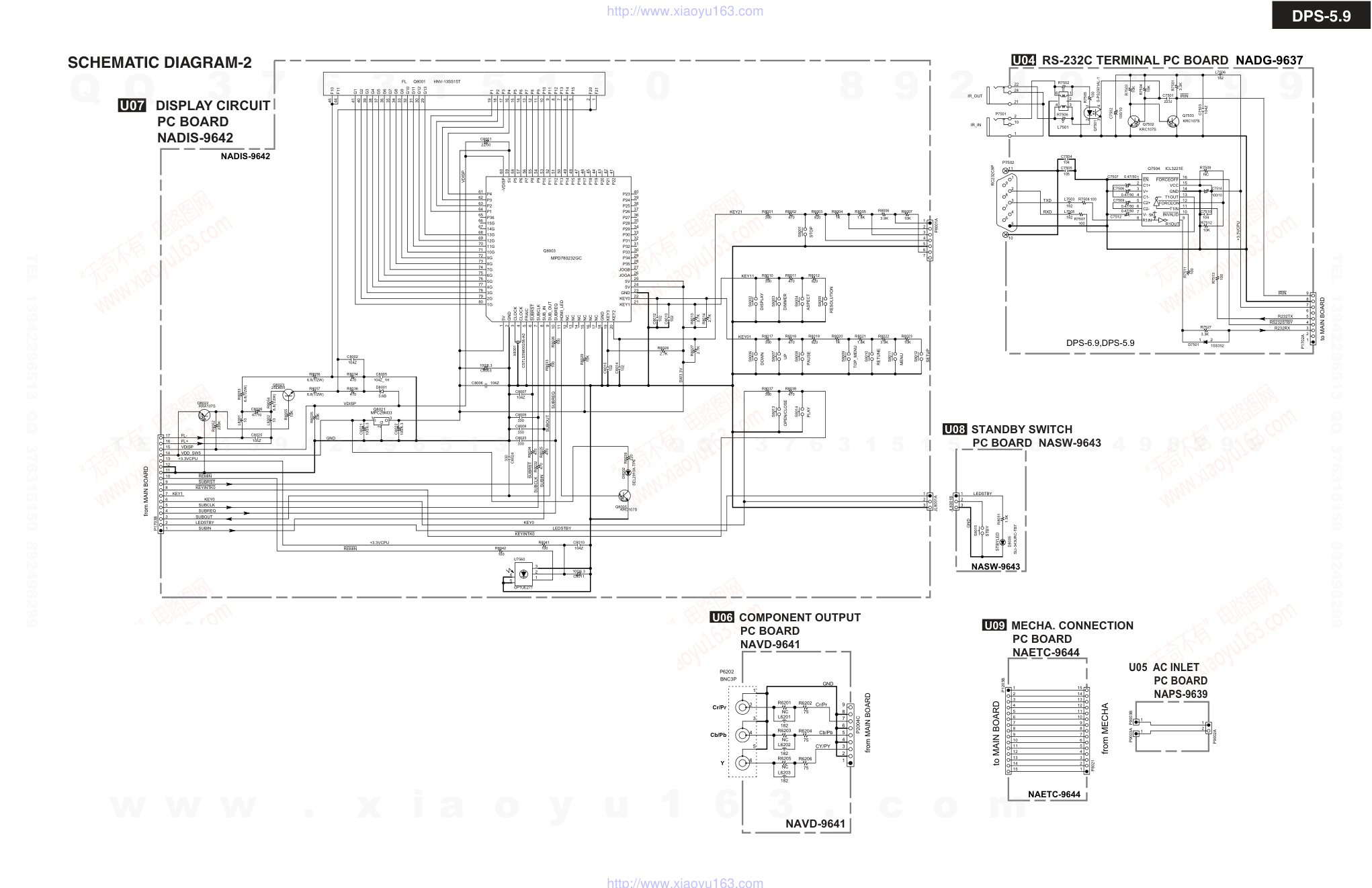 安桥ONKYO DPS-5.9 DVD播放器电路图-8