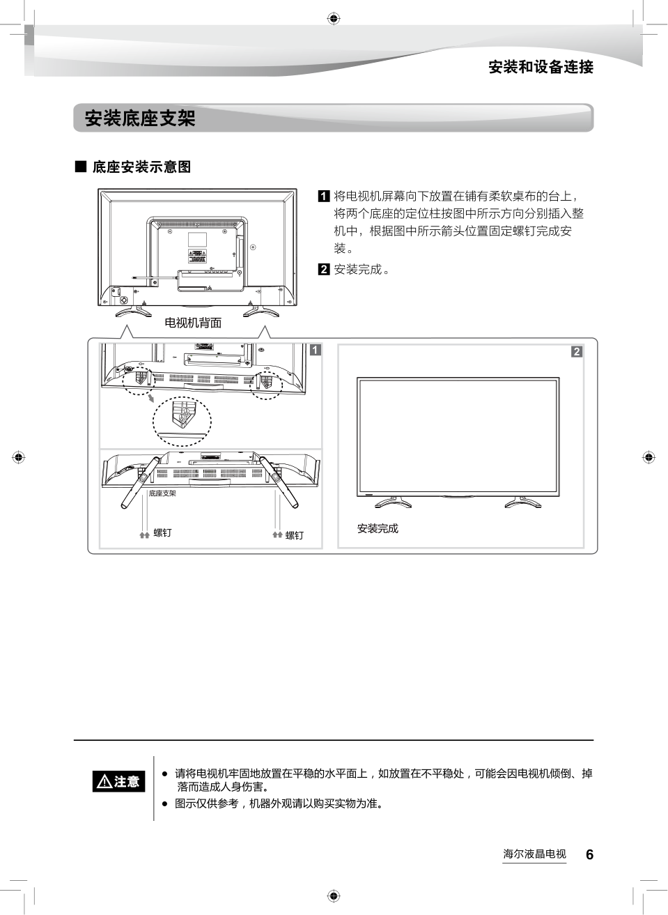 海尔LE40AL88F51液晶彩电使用说明书-6