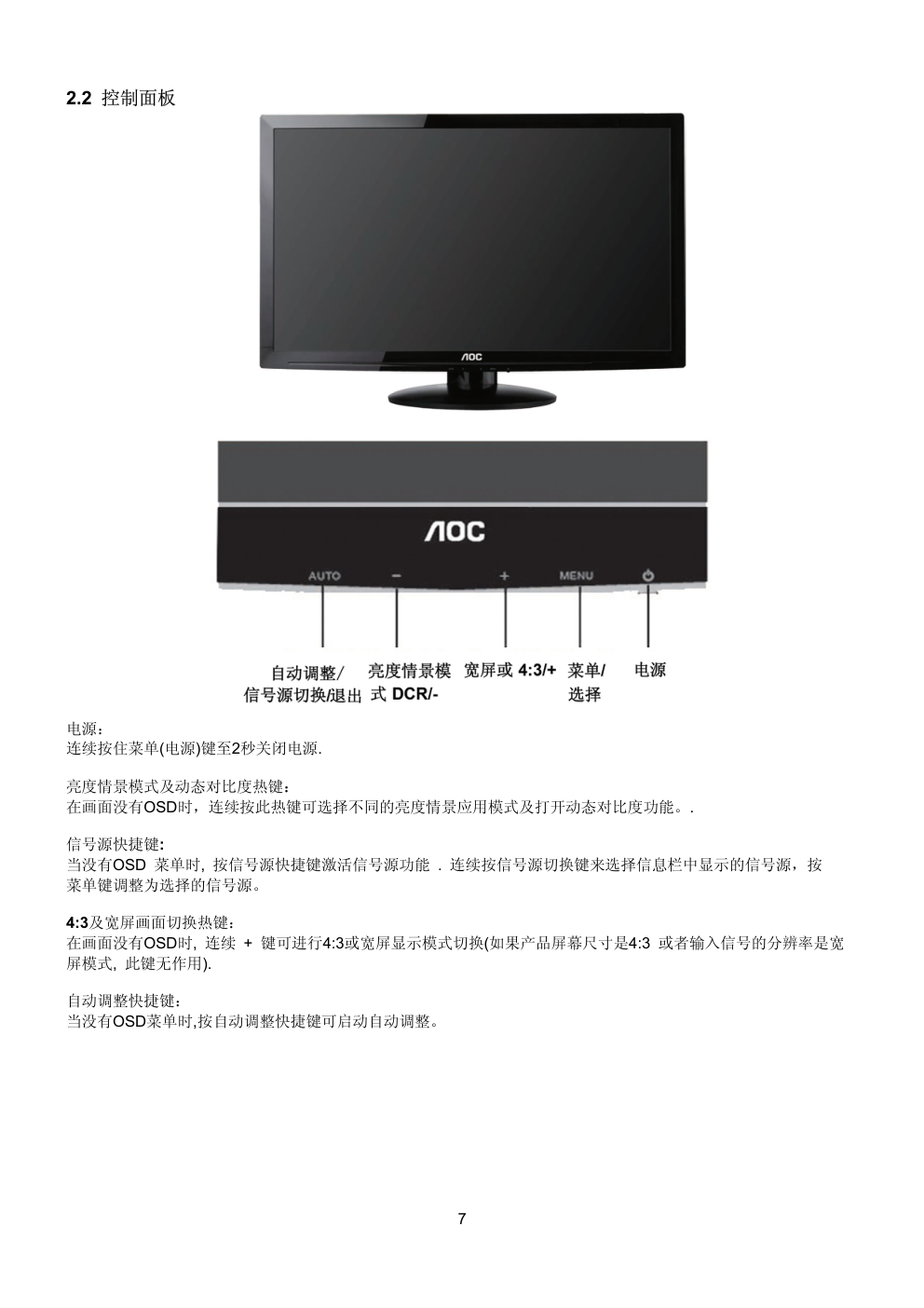 AOC E2795V液晶显示器维修手册-6