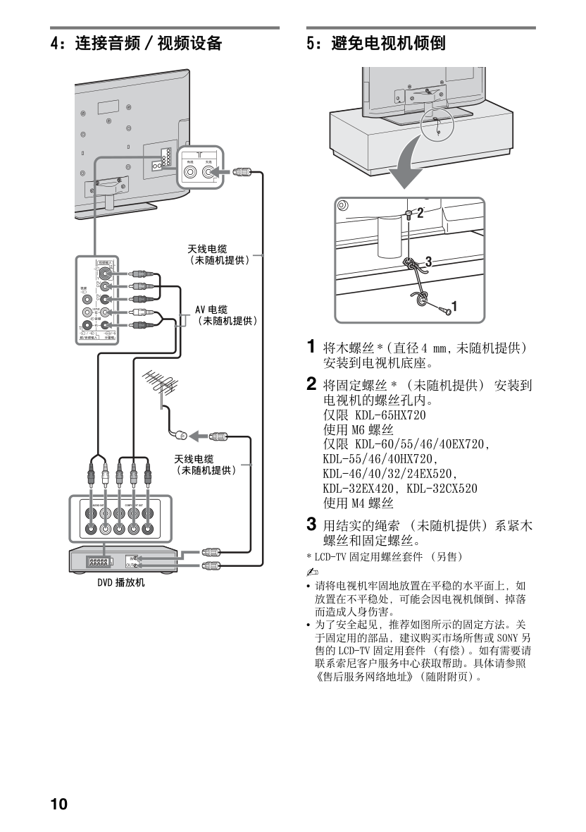 索尼KDL-46HX720液晶彩电使用说明书-9 索尼KDL-46HX720液晶彩电使用说明书-9