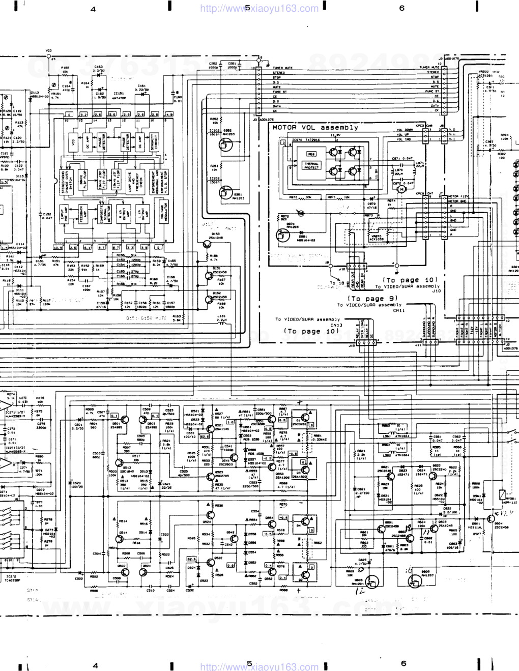 先锋PIONEER VSX-401KUCCA电路图-6 先锋PIONEER VSX-401KUCCA电路图-6