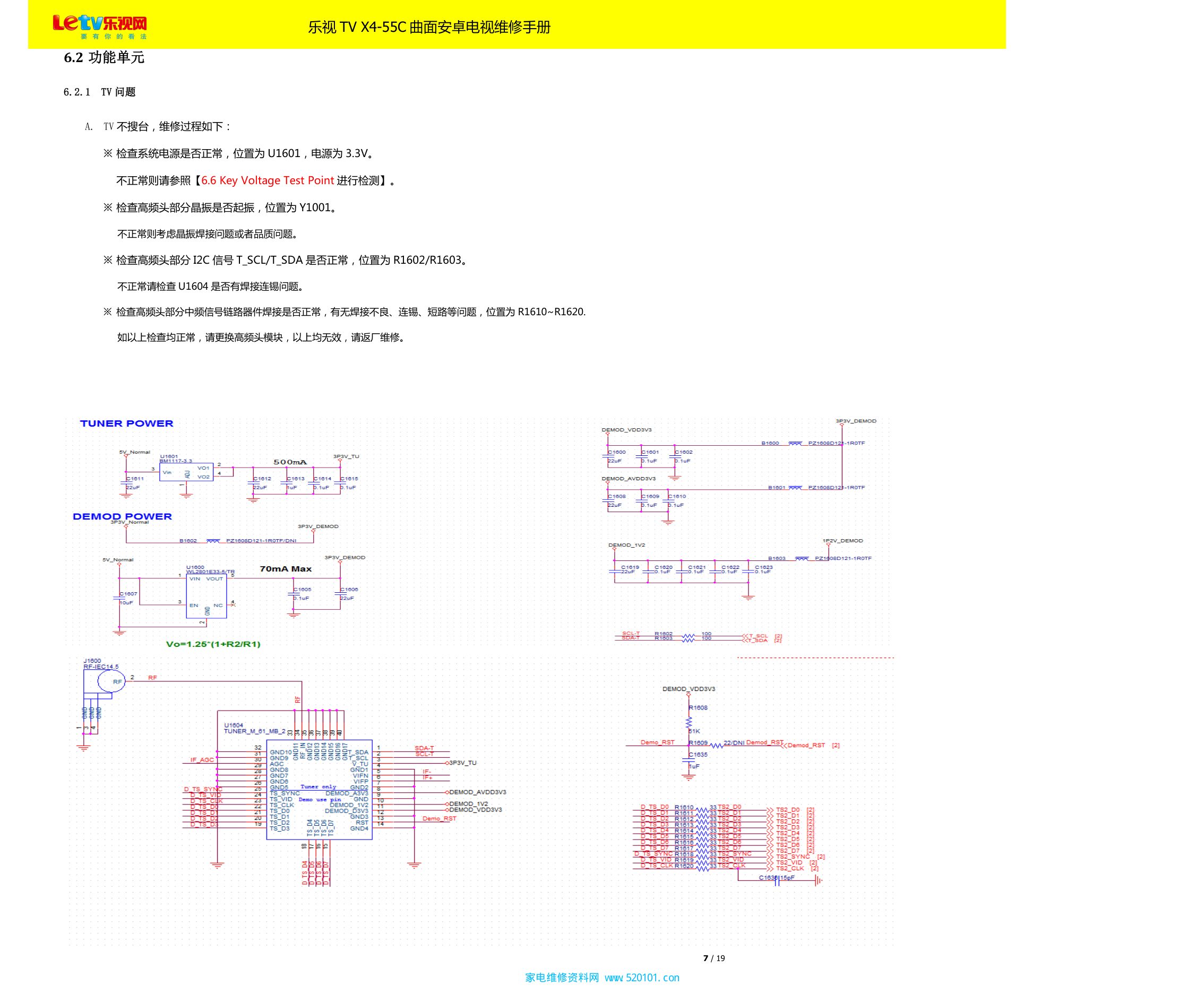 乐视TV X4-55C曲面安卓电视维修手册-8 乐视TV X4-55C曲面安卓电视维修手册-8