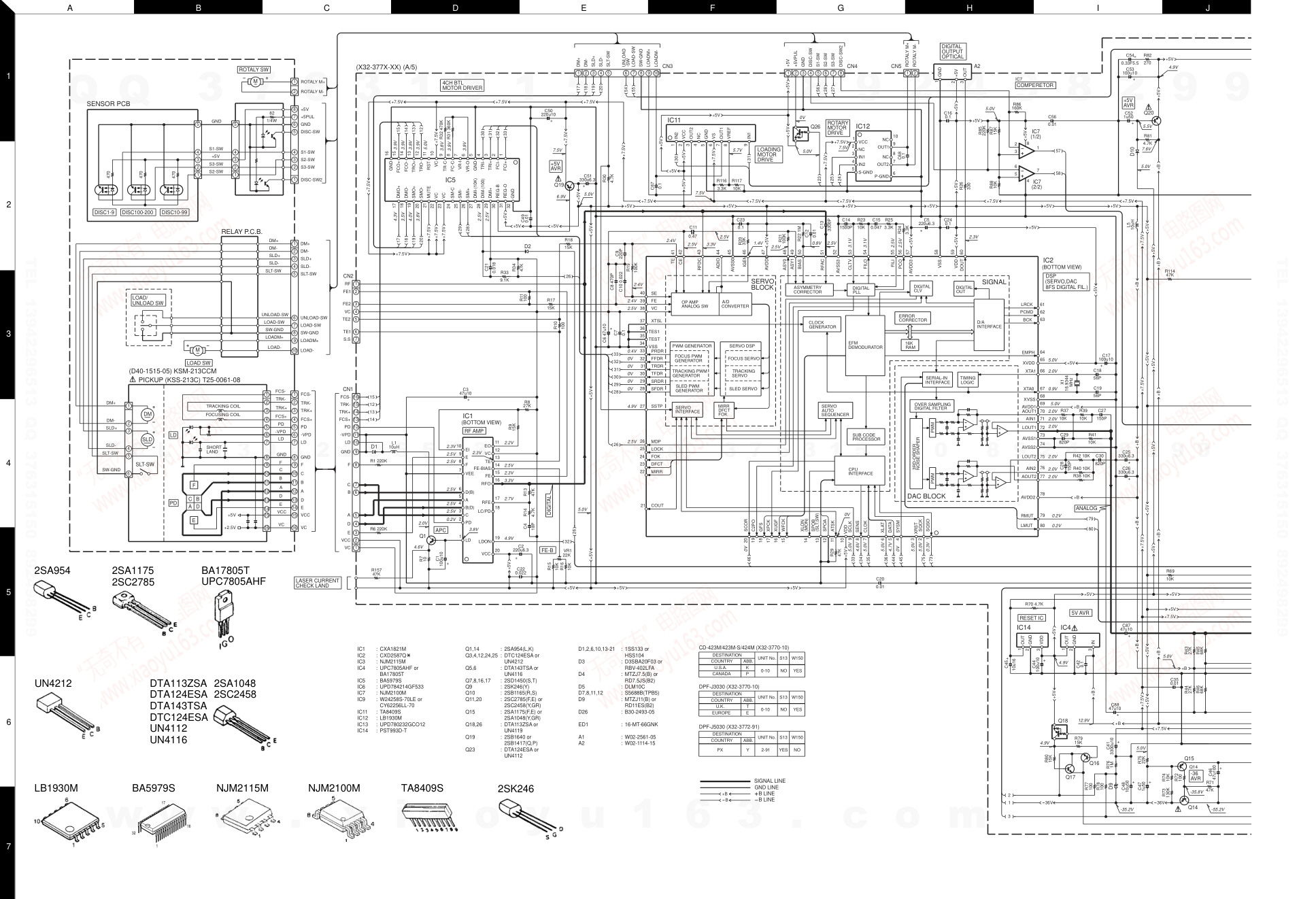 建伍KENWOOD CD-423M-S CD播放机维修手册-9