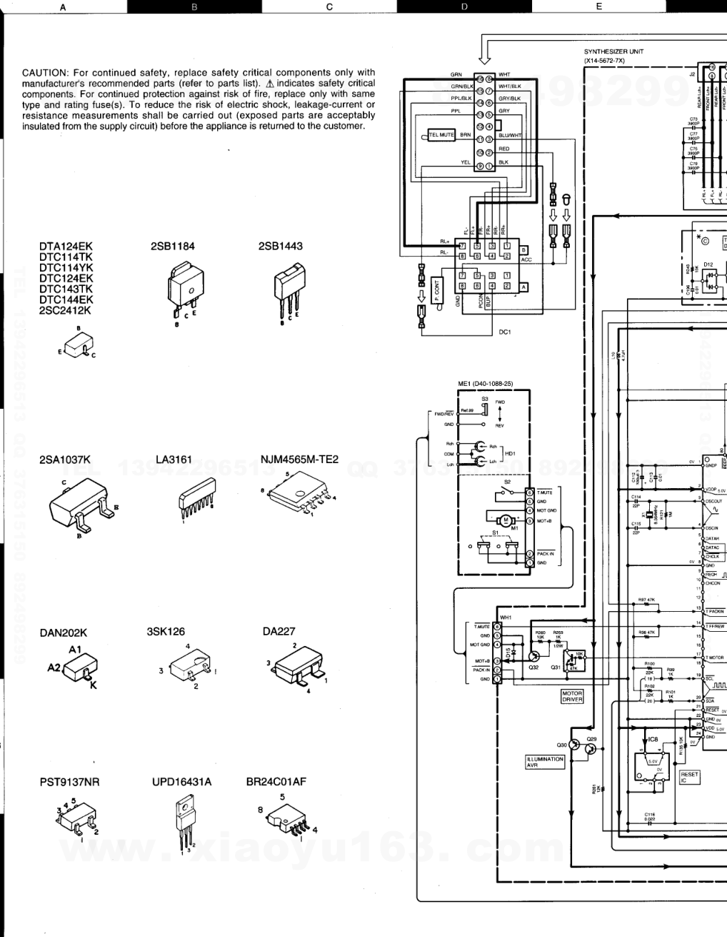 建伍KENWOOD KRC-159RA CD影碟播放机维修手册-6 建伍KENWOOD KRC-159RA CD影碟播放机维修手册-6