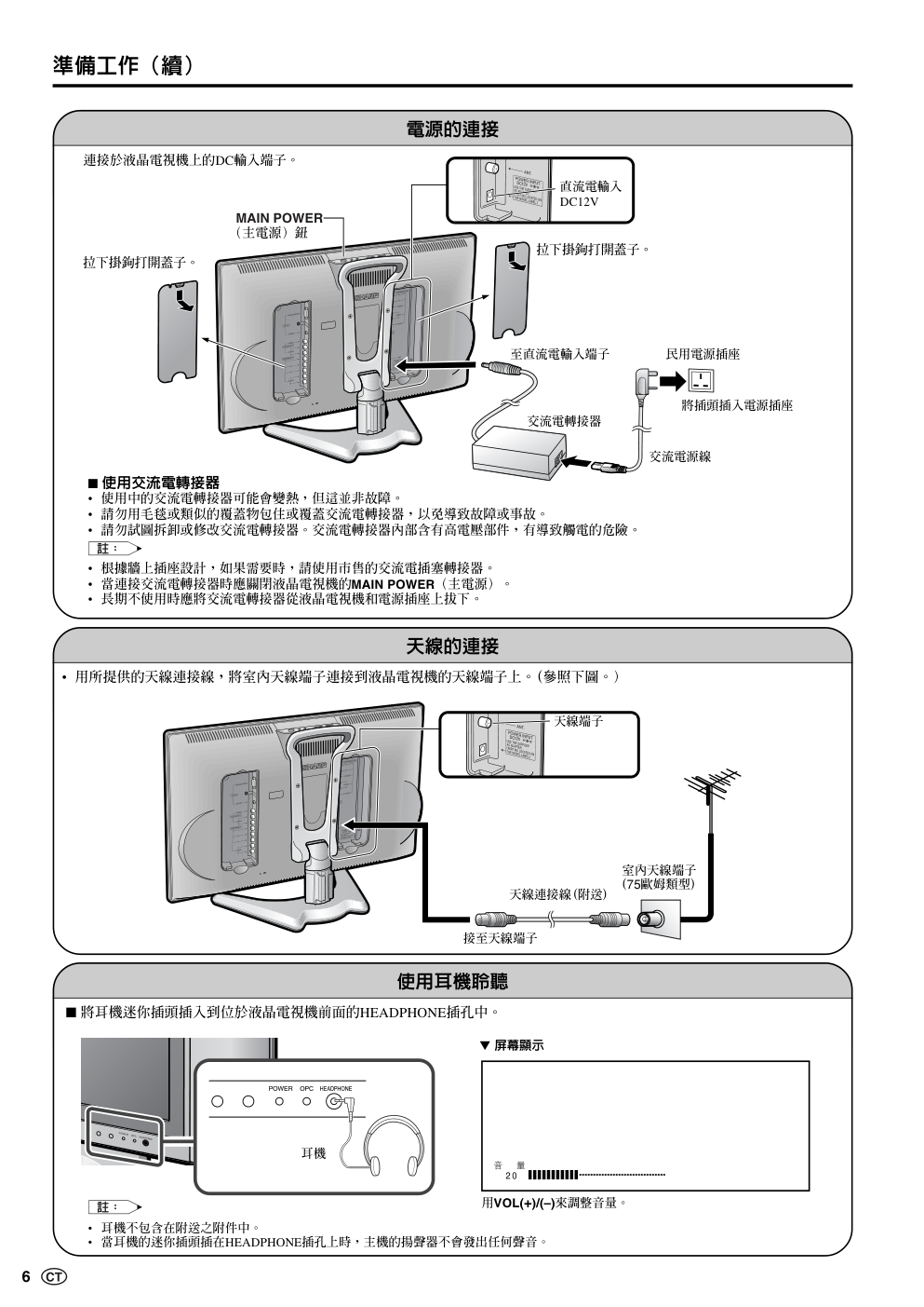 声宝LC-20B6H型液晶电视机说明书-6