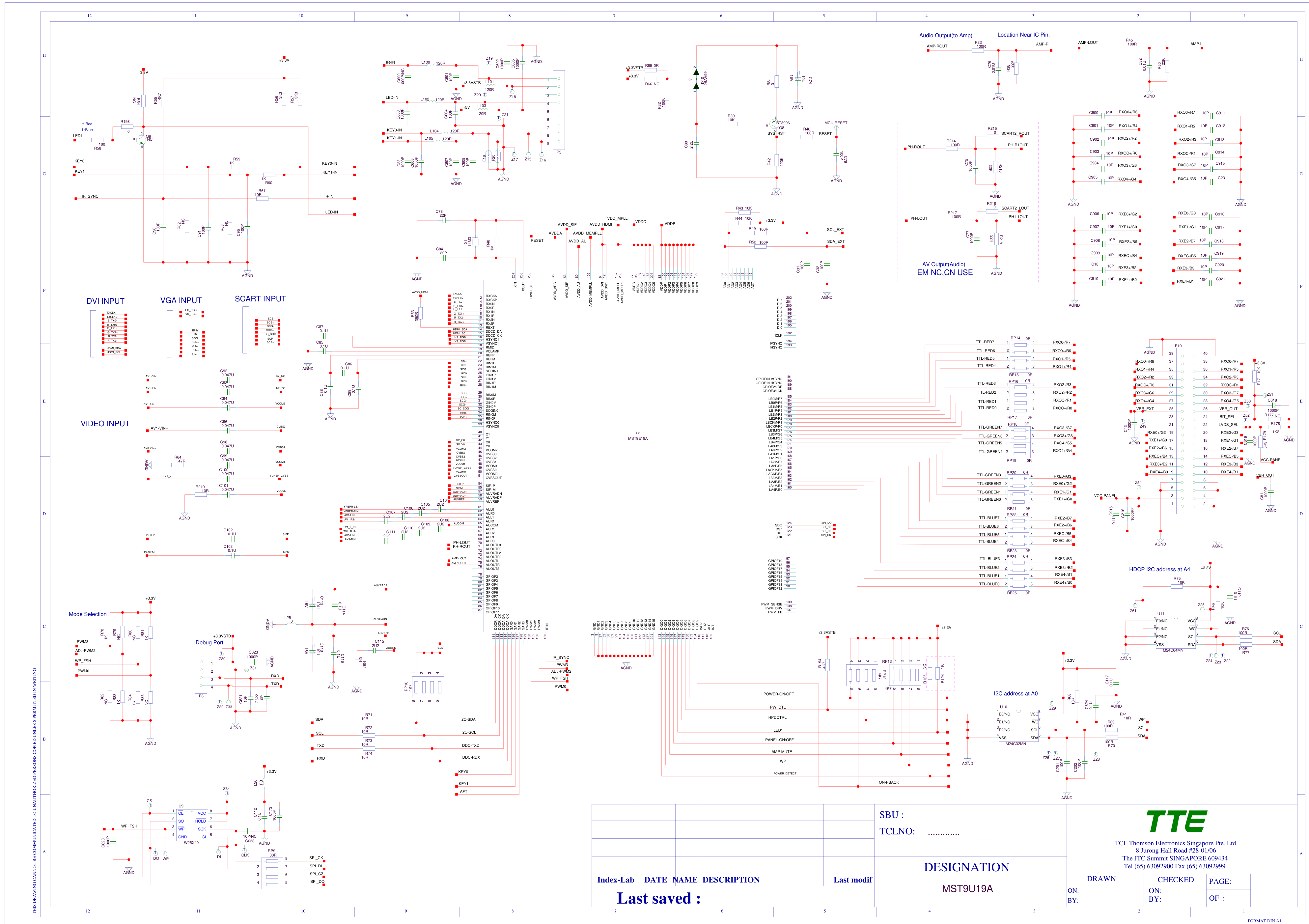 TCL L32F19液晶电视(MS19LR机芯)主板电路图-2 TCL L32F19液晶电视(MS19LR机芯)主板电路图-2