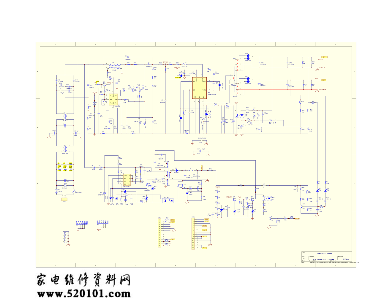 创维液晶168P-P42ELF-50电源板电路图-0