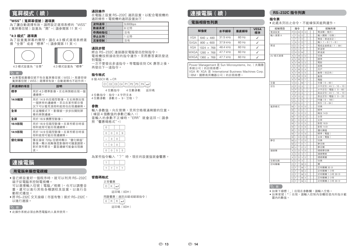 SHARP LC37A37M液晶彩色电视机使用说明书-6 SHARP LC37A37M液晶彩色电视机使用说明书-6
