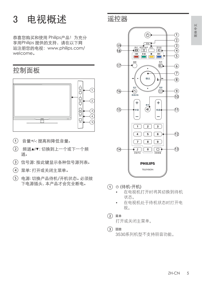 飞利浦32PFL3530T3液晶彩电使用说明书-6 飞利浦32PFL3530T3液晶彩电使用说明书-6