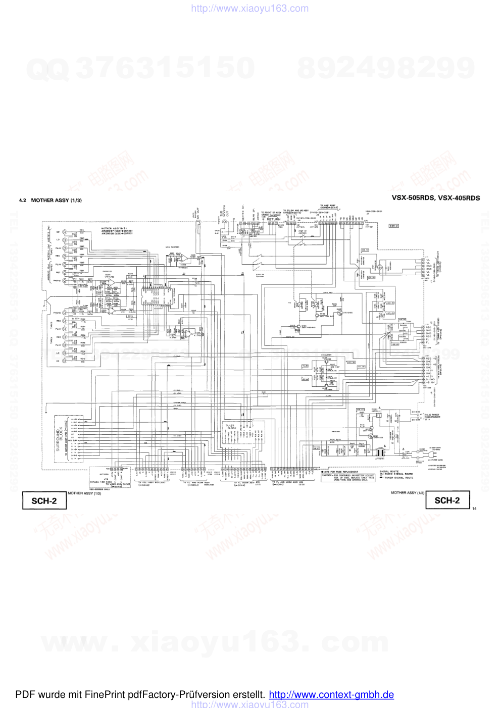 先锋PIONEER VSX-405RDS电路图-8 先锋PIONEER VSX-405RDS电路图-8